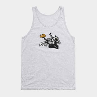 Headless Horseman Cartoon Tank Top